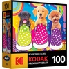 image:imageRoseArt Kodak Premium Puppy Socks 100 Pc Jigsaw Puzzle for the Whole FamilyPuppy Socks