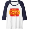 image:imageVintage We Sell Kodak Film Retail sign design Raglan Baseball TeeNavy BlueWhite