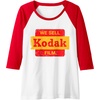 image:imageVintage We Sell Kodak Film Retail sign design Raglan Baseball TeeRedWhite
