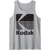 image:image80s Vintage Kodak Logo  Black Tank TopHeather Grey