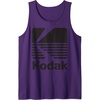 image:image80s Vintage Kodak Logo  Black Tank TopPurple