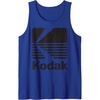 image:image80s Vintage Kodak Logo  Black Tank TopRoyal Blue