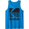 image:image80s Vintage Kodak Logo  Black Tank TopSapphire Blue