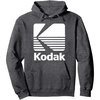 image:image80s Vintage Kodak Logo  White Pullover HoodieDark Heather Grey