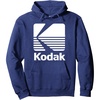 image:image80s Vintage Kodak Logo  White Pullover HoodieNavy Blue