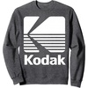 image:image80s Vintage Kodak Logo  White SweatshirtDark Heather Grey