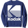 image:image80s Vintage Kodak Logo  White SweatshirtNavy Blue