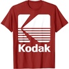 image:image80s Vintage Kodak Logo  White TShirtCranberry Red
