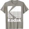 image:image80s Vintage Kodak Logo  White TShirtSlate Grey