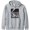 image:image80s Vintage Kodak Logo Zip HoodieHeather Grey