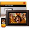 image:imageKODAK 141 Inch FHD Digital Picture Frame 1920x1080 GG IPS Digital Photo Frame with 32GB Large Storage QuadCore CPU Premium Solid Wood Frame Easy Photo Transfer via WiFi APPEmailUSBSD CardBlack