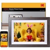 image:imageKODAK 141 Inch FHD Digital Picture Frame 1920x1080 GG IPS Digital Photo Frame with 32GB Large Storage QuadCore CPU Premium Solid Wood Frame Easy Photo Transfer via WiFi APPEmailUSBSD CardLightWhite