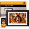 image:imageKODAK 156 Inch WiFi Digital Picture Frame 1920x1080 FHD Touch Screen 64GB Smart Photo Frame with App amp AI Photo Creation Easy Sharing Photos and Videos Large Wooden Frame Gift for FamilyWhite