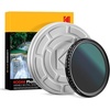 image:imageKODAK 46mm Fader Variable ND Filter  Variable Range ND22000 Neutral Density Filter Prevent Overexposure wShallow Depth of Field Capture Motion Blur Slim Nano 18Layer MultiCoated Glass37MM