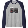 image:imageKODAK INSTAMATIC Camera Design Raglan Baseball TeeNavy BlueAthletic Heather