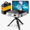 image:imageKODAK KPJS75 Mini Portable Projector Outdoor Projector 1080p HD WhiteBlack