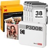 image:imageKODAK Mini 3 Retro 3x3 Portable Photo Printer 4PASS 38 Sheets WhiteWhite
