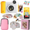 image:imageKODAK Smile 2in1 Digital Instant Print Camera amp Photo Printer Gift Bundle  Case  Zink 20pk 2x3 Sticky Back Photo Paper  Album  Sticker Sets  Sticker Frames  Hanging Frames  Markers  White