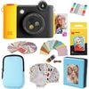 image:imageKODAK Smile 2in1 Digital Instant Print Camera amp Photo Printer Gift Bundle  Case  Zink 2x3 Sticky Back Photo Paper 20pk  Album  Sticker Frames  Hanging Frames  Sticker Sets  Markers  Black
