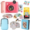 image:imageKODAK Smile 2in1 Digital Instant Print Camera amp Printer Gift Bundle  Case  Zink 2x3 Sticky Back Photo Paper 20pk  Album  Sticker Frames  Hanging Frames  Sticker Sets  Markers  Fuchsia