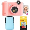 image:imageKODAK Smile 2in1 Digital Instant Print Camera amp Wireless Bluetooth Photo Printer Starter Bundle  Deluxe Case  Zink 20pk StickyBack Photo Paper  10MP SpecialEffect Rotating Lens  Pink
