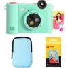 image:imageKODAK Smile 2in1 Digital Instant Print Camera amp Wireless Bluetooth Photo Printer Starter Bundle  Deluxe Case  Zink 20pk StickyBack Photo Paper  10MP SpecialEffect Rotating Lens  Green