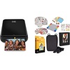image:imageKODAK Step Wireless Mobile Photo Mini Color Printer Black Compatible w iOS amp Android NFC amp Bluetooth Devices Black 2x3 and Kodak 2x3 Premium Zink Photo Paper 50 Pack Fun Accessory Kit with Photo Album Case Stickers Markers amp MoreBlack