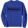 image:imageKodachrome Logo Design  Black SweatshirtRoyal Blue