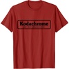 image:imageKodachrome Logo Design  Black TShirtCranberry Red