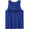 image:imageKodachrome Logo Design  Black Tank TopRoyal Blue
