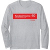 image:imageKodak Kodachrome 40 Long Sleeve TShirtHeather Grey