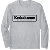 image:imageKodak Kodachrome Logo Design Long Sleeve TShirt Unisex Adult