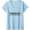 image:imageKodak Kodachrome Logo VNeck TShirt Womens