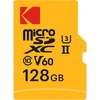 image:imageKodak MicroSD Card 256GB UHSII U3 V60 Ultra Fast Transfer Rate 300MBs Read 160MBs Write 4K8K Video Ideal for Content Creator Includes SD Adapter