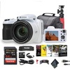 image:imageKodak PIXPRO AZ425 20MP Vlogging Digital Camera White 42X Optical Zoom 24mm Wide Angle Lens Bundle with 64GB Memory Card  Vlogger Tripod  Bag  More Vlog Accessories