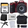 image:imageKodak PIXPRO AZ425 Digital Camera  64GB Memory Card  Camera Case Black  USB Card Reader  Table Tripod  Accessories WhiteRed