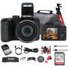 image:imageKodak Pixpro AZ405 Digital Camera in Black AZ405BK Bundle Including 128 GB Memory Card Rechargeable Batteries Case Flexible Tripod Neck Strap Lens Caps Full Cleaning Kit More Accessories