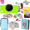 image:imageKodak Printomatic FullColor Instant Print Camera Gift Bundle  Soft Case  Zink 2x3 Sticky Back Photo Paper 20pk  Album  Sticker Sets  Sticker Frames  Markers  Hanging Frames Fun Gift  Green