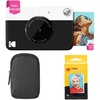 image:imageKodak Printomatic FullColor Instant Print Camera Starter Bundle  Carrying Case  Zink 20pk Photo Paper  Colorful Photos On 2x3 StickyBack Paper  Fun Gift for Birthday Christmas Holiday  GreenBlack