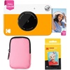 image:imageKodak Printomatic FullColor Instant Print Camera Starter Bundle  Soft Case  Zink 20pk Photo Paper  Colorful Photos On 2x3 StickyBack Paper  Fun Gift for Birthday Christmas Holiday  Yellow