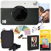 image:imageKodak Printomatic Instant Camera Bundle Pink Zink Paper 20 Sheets  Case  Photo Album  Hanging FramesBlack