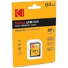 image:imageKodak SDHC Card 32GB UHSI U1 V10 Premium up to 85MBs Read Speed for Full HD Video and HighResolution Pictures Compatible with SDHC Standard  EKMSD32GHC10K64GB