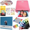 image:imageKodak Step Wireless Photo Printer 2x3 inches Zink Paper Technology amp Kodak App for iOS amp Android Blue Scrapbook BundlePink