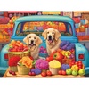 image:imageRoseArt  Kodak Premium  Pickup Pups 350 Piece Jigsaw Puzzle for AdultsPickup Pups
