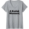 image:imageWomens A Kodak Moment VNeck TShirtHeather Grey