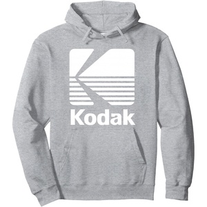image:image80s Vintage Kodak Logo  White Pullover HoodieHeather Grey