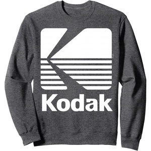 image:image80s Vintage Kodak Logo  White SweatshirtDark Heather Grey