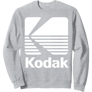image:image80s Vintage Kodak Logo  White SweatshirtHeather Grey