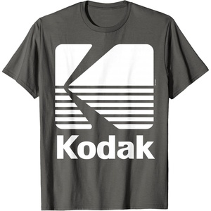 image:image80s Vintage Kodak Logo  White TShirtAsphalt Grey