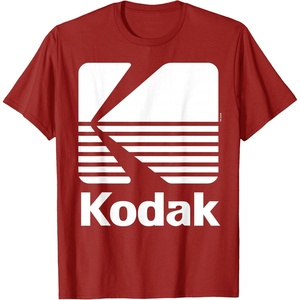 image:image80s Vintage Kodak Logo  White TShirtCranberry Red